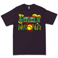 Plum softball nana with leopard Premium Tee - Zillion Design Studio