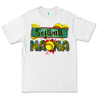 White softball nana with leopard Premium Tee - Zillion Design Studio