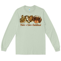 Matcha Peace Love Dachshund Long Sleeve Tee - Jasminsmagicworld