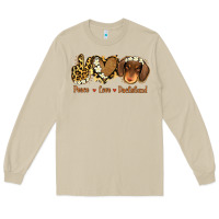 Mushroom Peace Love Dachshund Long Sleeve Tee - Jasminsmagicworld