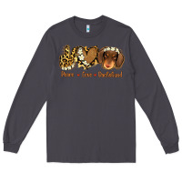 Smoke Peace Love Dachshund Long Sleeve Tee - Jasminsmagicworld