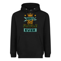Black world's best uncle ever Heavyweight Hoodie - Jasminsmagicworld