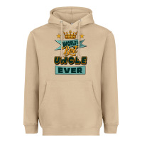 Mushroom world's best uncle ever Heavyweight Hoodie - Jasminsmagicworld