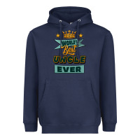 Navy world's best uncle ever Heavyweight Hoodie - Jasminsmagicworld