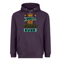 Plum world's best uncle ever Heavyweight Hoodie - Jasminsmagicworld