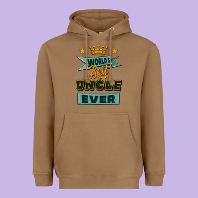 World's Best Uncle Ever Heavyweight Hoodie Designed By Jasminsmagicworld