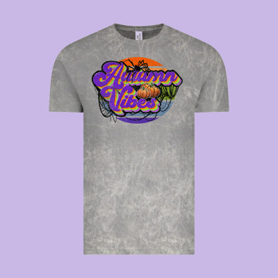 Autumn Vibes Vintage Tee Designed By Jahusdesignshop
