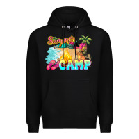 Black summer camp Premium Hoodie - NancyCooperArtShop