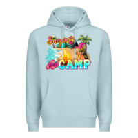 Blue Mist summer camp Premium Hoodie - NancyCooperArtShop