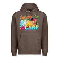 Coffee summer camp Premium Hoodie - NancyCooperArtShop