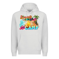 Dove Grey summer camp Premium Hoodie - NancyCooperArtShop