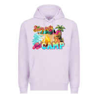 Lilac summer camp Premium Hoodie - NancyCooperArtShop