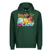 Sports Green summer camp Premium Hoodie - NancyCooperArtShop