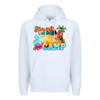 White summer camp Premium Hoodie - NancyCooperArtShop