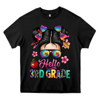 Black hello third grade kid Heavy Core Tee - texasbilliewilder