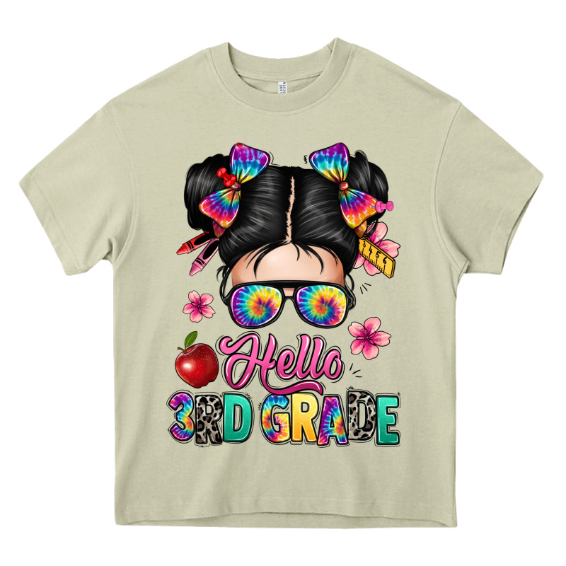 Hello Third Grade Kid Heavy Core Tee by texasbilliewilder | Teevron
