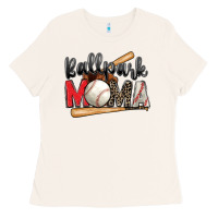 Bone ballpark mama baseball Ladies Tee - Zillion Design Studio