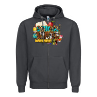 Smoke school vibes Zipper Hoodie - NancyCooperArtShop