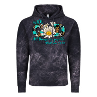 Cloud Black with god all things are possible daisy Vintage Hoodie - AdoDesignShop