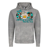Cloud Rock with god all things are possible daisy Vintage Hoodie - AdoDesignShop