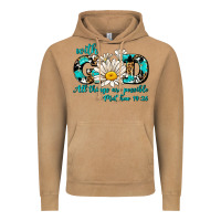 Vintage Camel with god all things are possible daisy Vintage Hoodie - AdoDesignShop