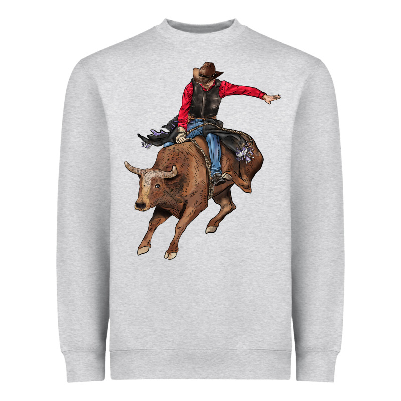 Western Cowboy Heavyweight Sweatshirt by AdoDesignShop | Teevron