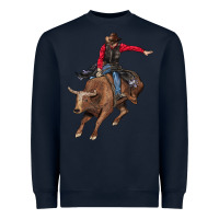 Navy western cowboy Heavyweight Sweatshirt - AdoDesignShop