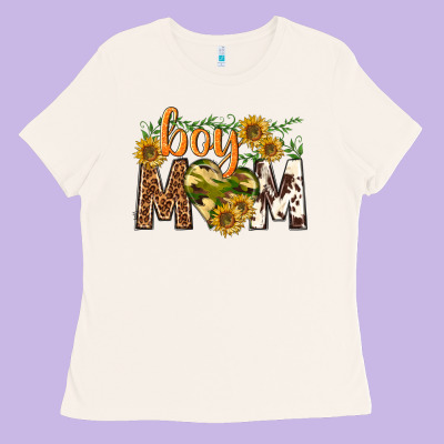 Ladies Tee boy mom
