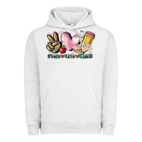 Pigment Lunar Rock Peace love teach Urban Hoodie - CowGirlArtShop