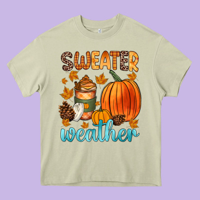 Bonfires Flannels S'mores Campfires And Pumpkins Heavy Core Tee Designed By Zillion Design Studio