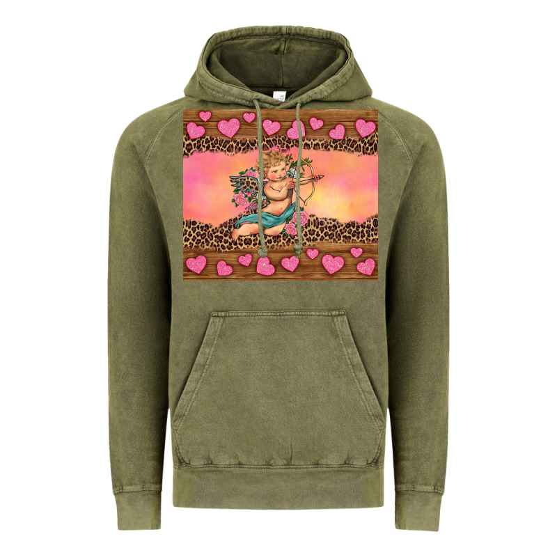 Cupid Valentine's Day Vintage Hoodie by RanaPortraitStore | Teevron