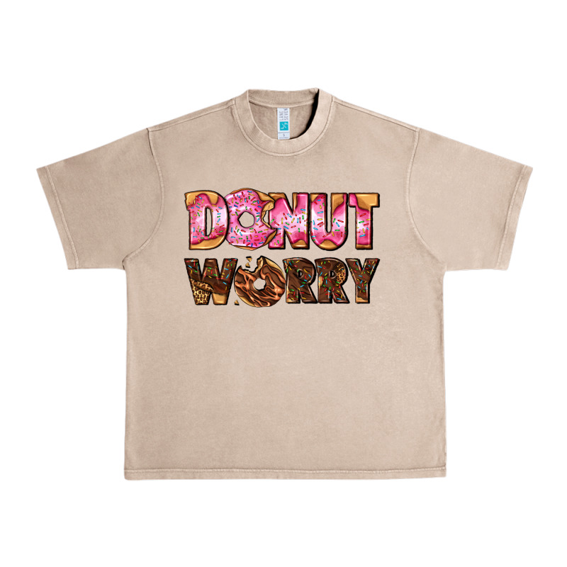 Donut Worry With Donut Urban Heavy Tee by AdoDesignShop | Teevron