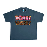Midnight Navy donut worry with donut Urban Heavy Tee - AdoDesignShop