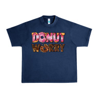 Navy donut worry with donut Urban Heavy Tee - AdoDesignShop