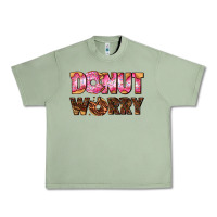 Oil Green donut worry with donut Urban Heavy Tee - AdoDesignShop