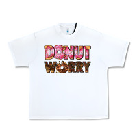 White donut worry with donut Urban Heavy Tee - AdoDesignShop