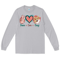 Moon Dust Peace Love Corgi Long Sleeve Tee - Jasminsmagicworld