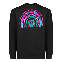 Black rainbow and gemstone Heavyweight Sweatshirt - AdoDesignShop