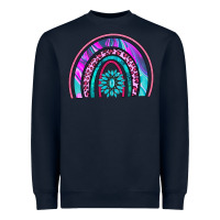Navy rainbow and gemstone Heavyweight Sweatshirt - AdoDesignShop