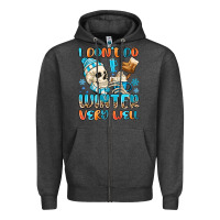 Charcoal Heather i don't do winter very well Zipper Hoodie - MaliasSmallBusiness