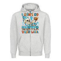 Dove Grey i don't do winter very well Zipper Hoodie - MaliasSmallBusiness