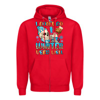 Red i don't do winter very well Zipper Hoodie - MaliasSmallBusiness