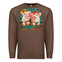 Chestnut Cute Couple Pigs Premium Sweatshirt - Bettercallsaul