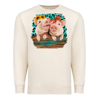 Sandshell Cute Couple Pigs Premium Sweatshirt - Bettercallsaul