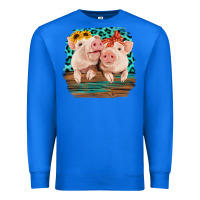 True Royal Cute Couple Pigs Premium Sweatshirt - Bettercallsaul