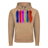 Vintage Coffee Colored Jute Brush Strokes Vintage Hoodie - Bettercallsaul