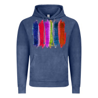 Vintage Denim Colored Jute Brush Strokes Vintage Hoodie - Bettercallsaul