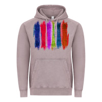 Vintage Zinc Colored Jute Brush Strokes Vintage Hoodie - Bettercallsaul