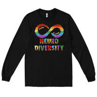 Black neurodiversity Long Sleeve Tee - JahusDesignShop