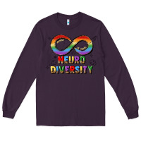 Plum neurodiversity Long Sleeve Tee - JahusDesignShop